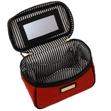 bauletto queen of hearts di camomilla milano cod. 00189 nero/ rosso