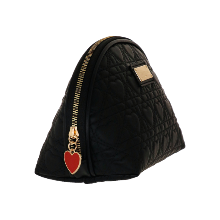 pouch L qeen of hearts di camomilla milano cod.00729 nero/ rosso