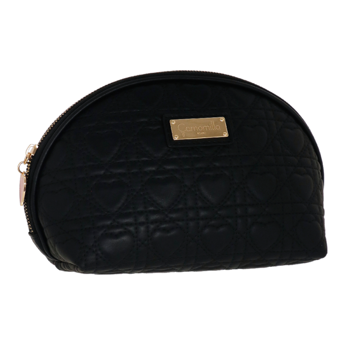pouch L qeen of hearts di camomilla milano cod.00729 nero/ rosso