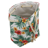 sacca mare tropical nero Aloha di camomilla milano cod. 00701 nero/ bianco