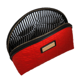 pouch L qeen of hearts di camomilla milano cod.00729 nero/ rosso