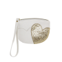 bustina portachiavi batticuore di camomilla milano rosa/ bianco