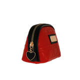 pouch s queen of hearts di camomilla milano cod. 00954 nero/ rosso