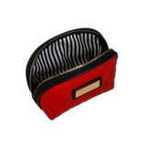 pouch s queen of hearts di camomilla milano cod. 00954 nero/ rosso