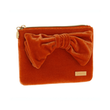 Busta piatta s warm velvet di camomilla Milano cod. 01265 arancione/fucsia/gialla/viola/verde/blu