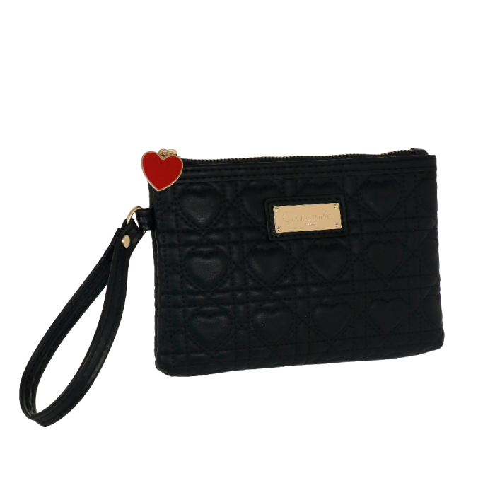 busta M piatta queen of hearts di camomilla milano cod. 01278 nero/ rosso