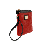 busta M piatta queen of hearts di camomilla milano cod. 01278 nero/ rosso