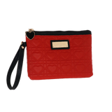 busta M piatta queen of hearts di camomilla milano cod. 01278 nero/ rosso