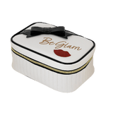 Necessaire L be chic  di camomilla Milano  cod. 02058 bianco/ rosa