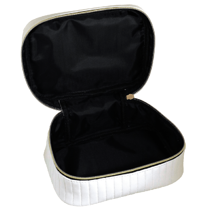 Necessaire L be chic  di camomilla Milano  cod. 02058 bianco/ rosa