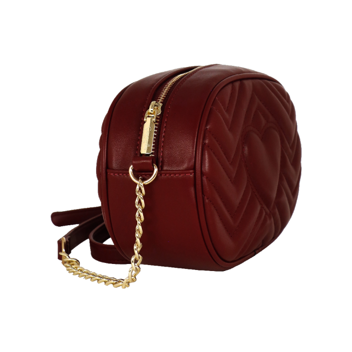 borsa a tracolla solo cuore di camomilla milano cod.02143 nero/ oro/ argento/ cipria/bordeaux