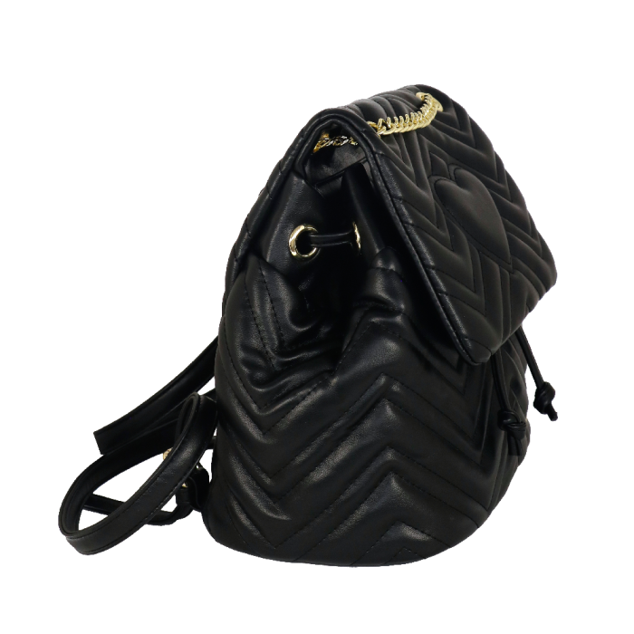 zaino solo cuore di camomilla milano cod. 02149 nero