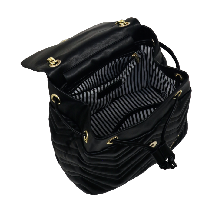 zaino solo cuore di camomilla milano cod. 02149 nero