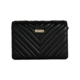 borsa portafoglio solo cuore di camomilla milano cod. 02155 nero/ bordeaux