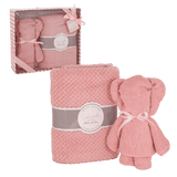 set asciugamano teddy di camomilla milano lilla/ azzurro/ rosa