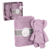 set asciugamano teddy di camomilla milano lilla/ azzurro/ rosa