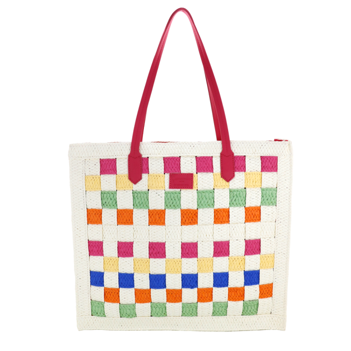 Sporta mare intrecciata multicolore di camomilla Milano