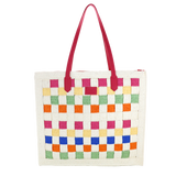 Sporta mare intrecciata multicolore di camomilla Milano