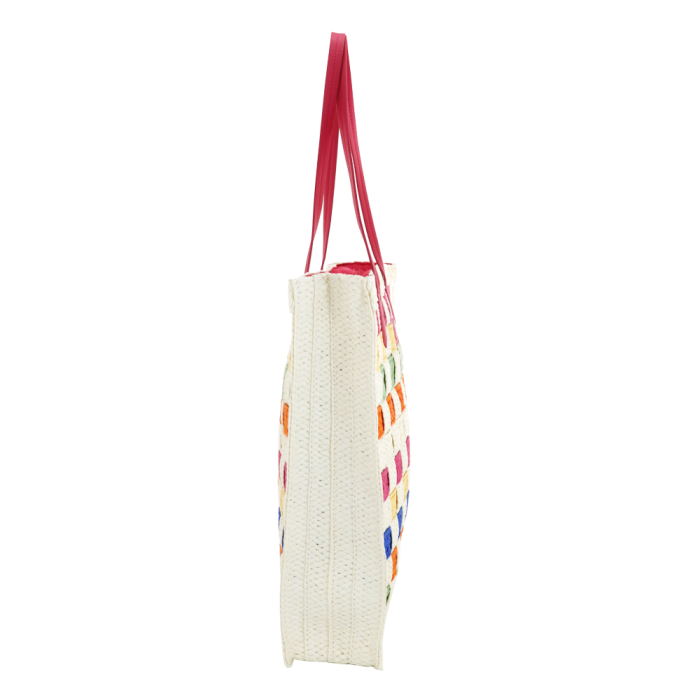 Sporta mare intrecciata multicolore di camomilla Milano