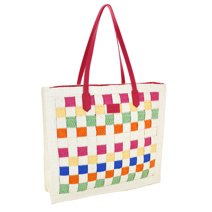 Sporta mare intrecciata multicolore di camomilla Milano