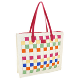 Sporta mare intrecciata multicolore di camomilla Milano