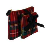 Set buste tartan touch rosso di camomilla Milano cod.03828