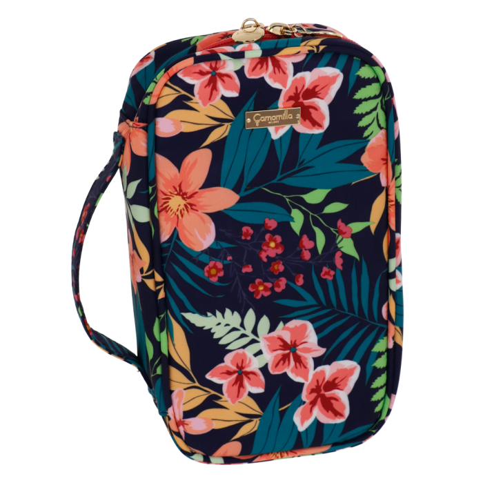 Travel organizer blu flowers di camomilla milano cod. 03845