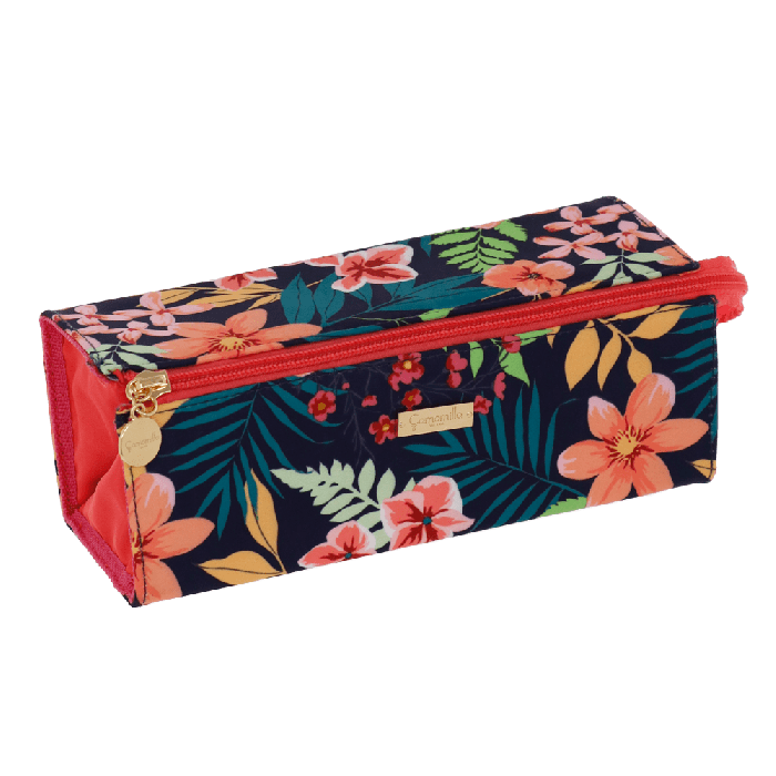 Astuccio M blu flowers di camomilla Milano cod. 03851