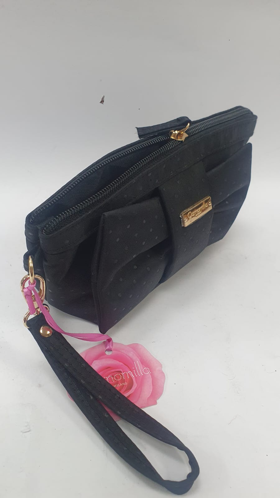 beauty case camomilla milano pois toujours nero / turchese / blu / viola