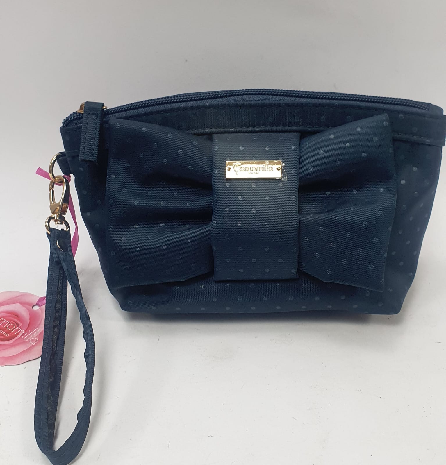 beauty case camomilla milano pois toujours nero / turchese / blu / viola