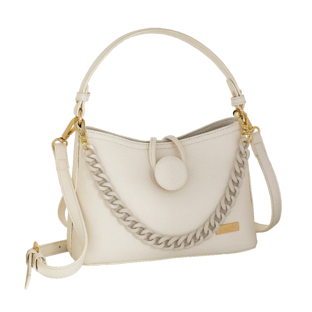 Borsa a mano e a tracolla clare camomilla Milano nero/ tortora/lilla/giallo/ rosa/ bianco