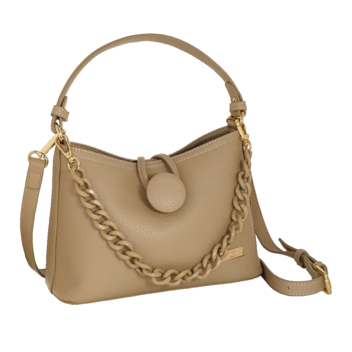 Borsa a mano e a tracolla clare camomilla Milano nero/ tortora/lilla/giallo/ rosa/ bianco