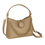 Borsa a mano e a tracolla clare camomilla Milano nero/ tortora/lilla/giallo/ rosa/ bianco