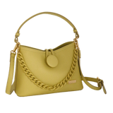 Borsa a mano e a tracolla clare camomilla Milano nero/ tortora/lilla/giallo/ rosa/ bianco