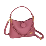 Borsa a mano e a tracolla clare camomilla Milano nero/ tortora/lilla/giallo/ rosa/ bianco