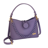 Borsa a mano e a tracolla clare camomilla Milano nero/ tortora/lilla/giallo/ rosa/ bianco