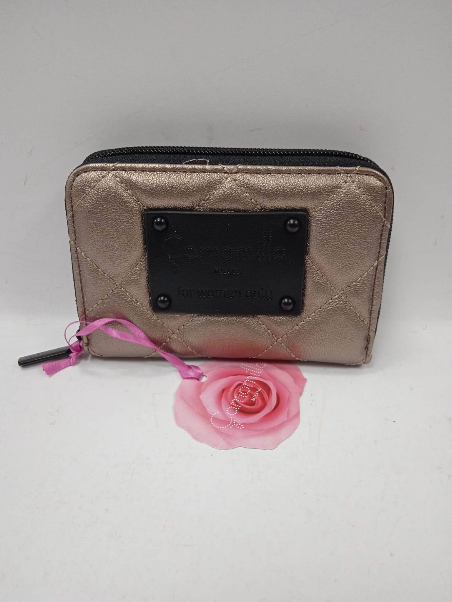 Portafoglio donna di Camomilla Milano cod. 63651 nero/ bianco/ senape/ rosa/ oro/ rosso