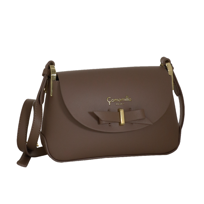 tracolla easy bag donna di camomilla milano cod.11185 verde/ nero/ cipria/tortora/ marrone