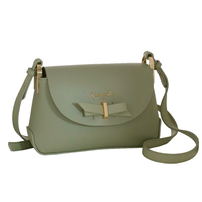 tracolla easy bag donna di camomilla milano cod.11185 verde/ nero/ cipria/tortora/ marrone