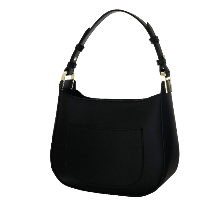 borsa a spalla easy di camomilla milano cod. 11226 nero/ tortora
