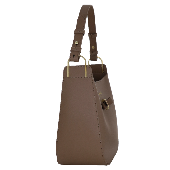 borsa a spalla easy di camomilla milano cod. 11226 nero/ tortora