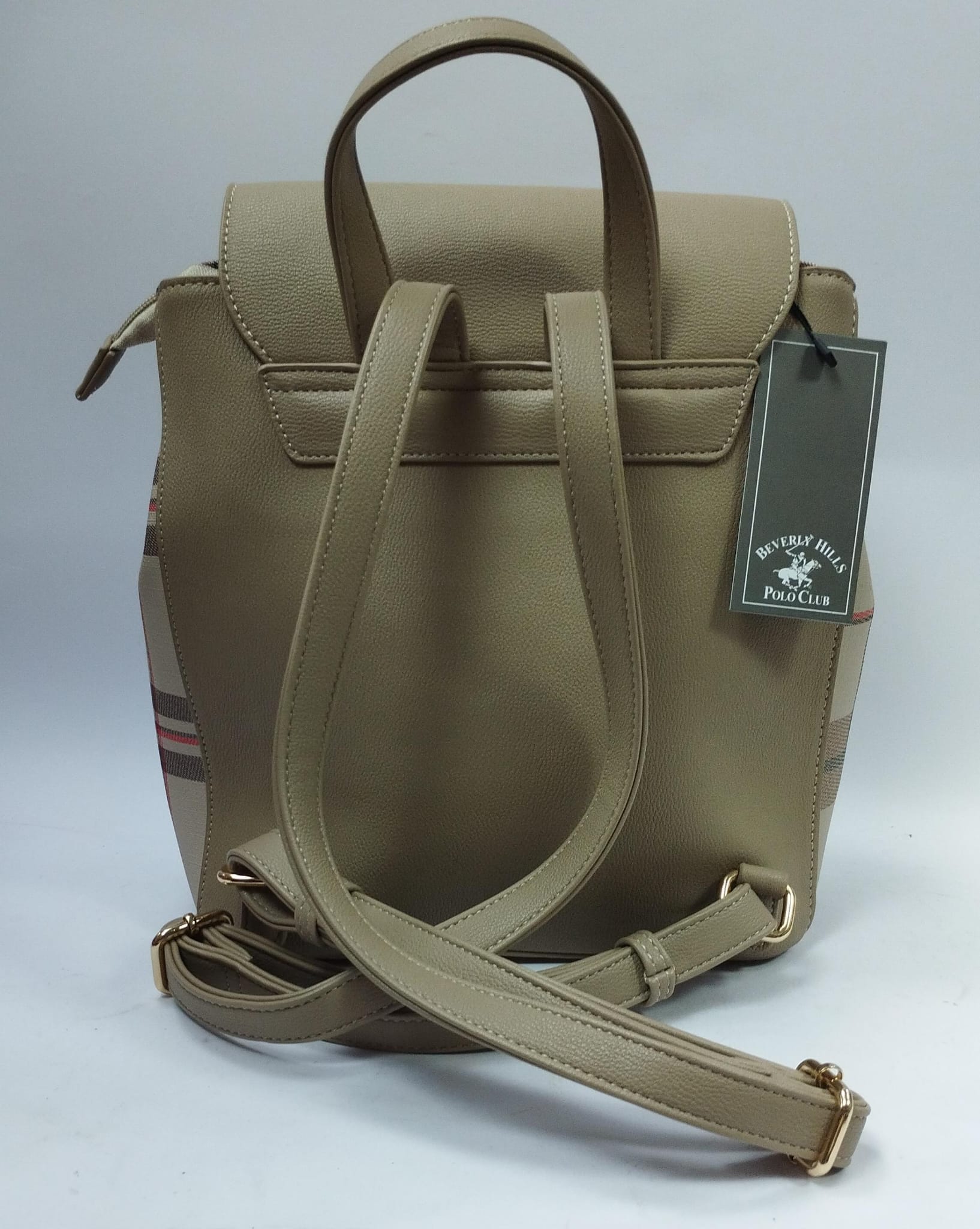 zaino donna beverly hills polo club bh-4242 taupe