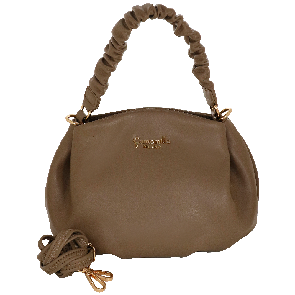 Borsa a mano con tracolla amelie camomilla Milano nero/ rosa/ azzurro/ bianco/ tortora/ lilla