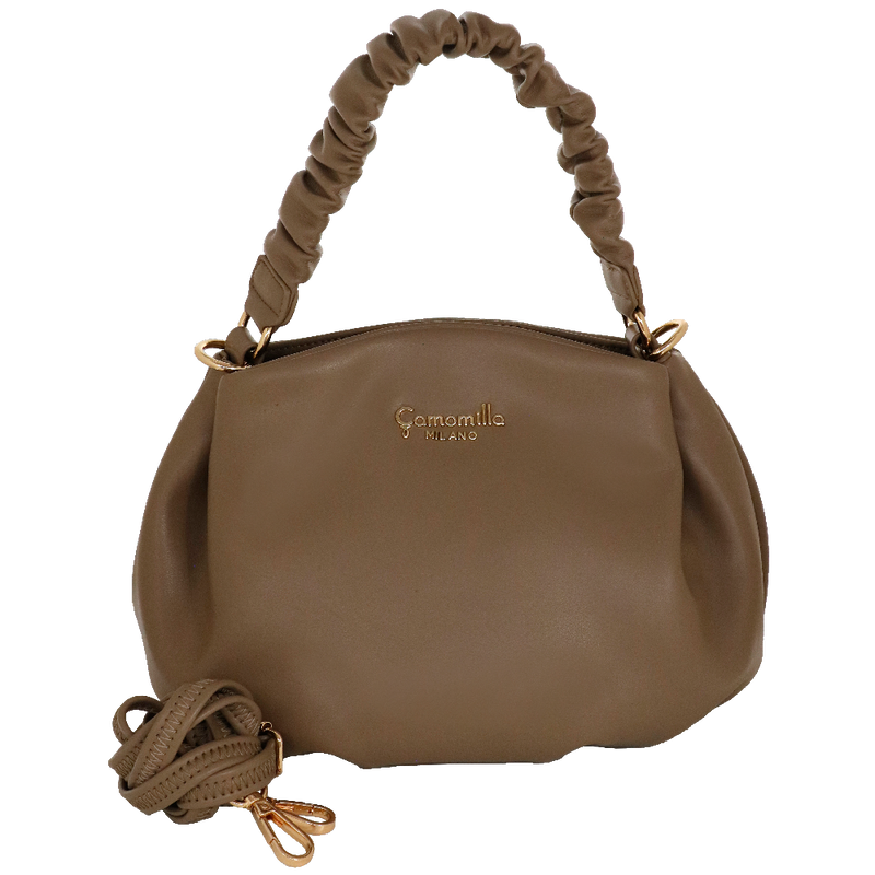 Borsa a mano con tracolla amelie camomilla Milano nero/ rosa/ azzurro/ bianco/ tortora/ lilla