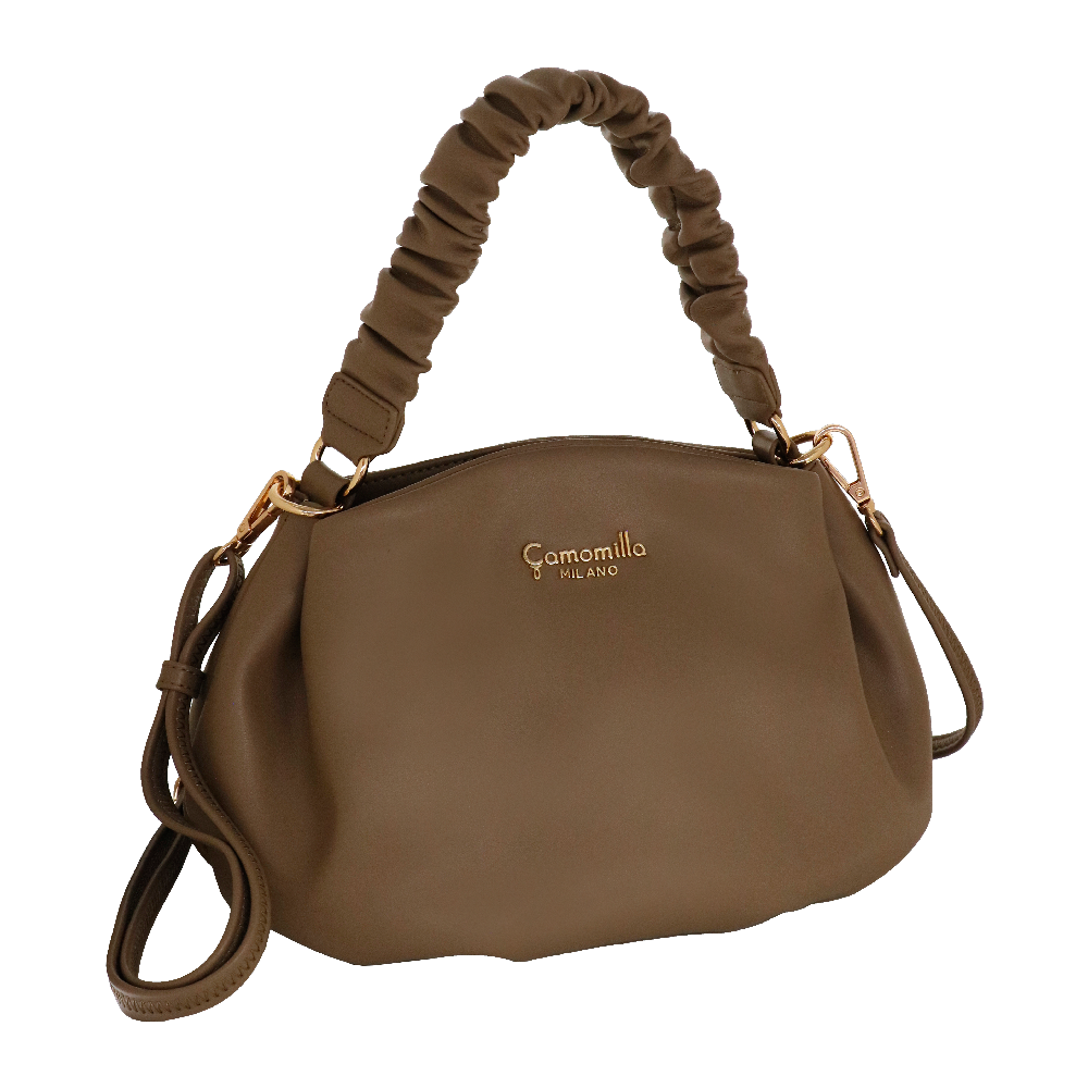 Borsa a mano con tracolla amelie camomilla Milano nero/ rosa/ azzurro/ bianco/ tortora/ lilla