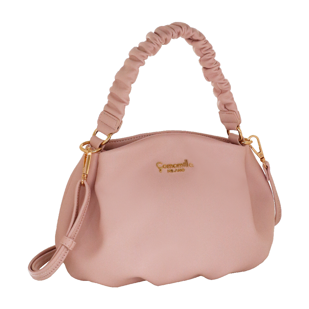 Borsa a mano con tracolla amelie camomilla Milano nero/ rosa/ azzurro/ bianco/ tortora/ lilla