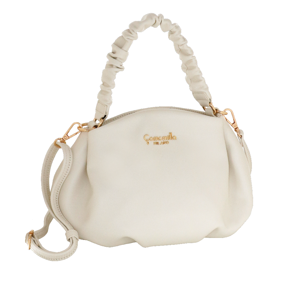 Borsa a mano con tracolla amelie camomilla Milano nero/ rosa/ azzurro/ bianco/ tortora/ lilla