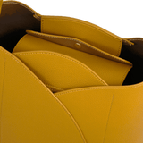 Borsa spalla M  camomilla Milano tulipano rosa/ sabbia/ nero/ giallo/ viola