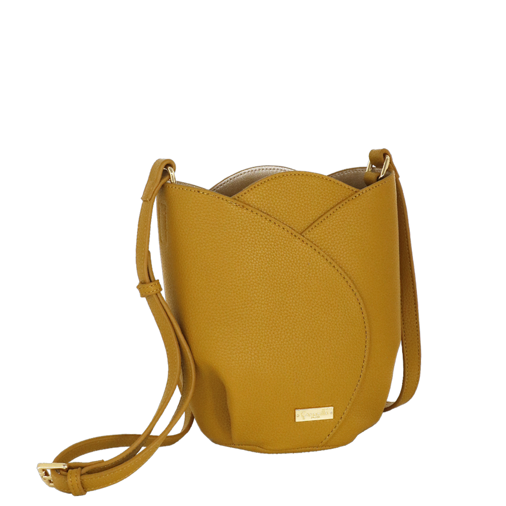Borsa a tracolla tulipano camomilla Milano giallo/ rosa/ viola/ tortora/ nero