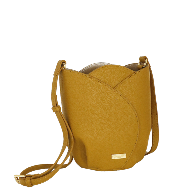 Borsa a tracolla tulipano camomilla Milano giallo/ rosa/ viola/ tortora/ nero